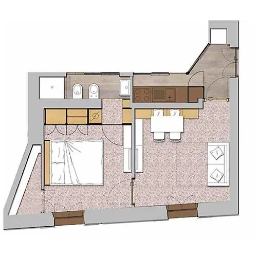 Daire Casa Vacanze Al Corso Roma